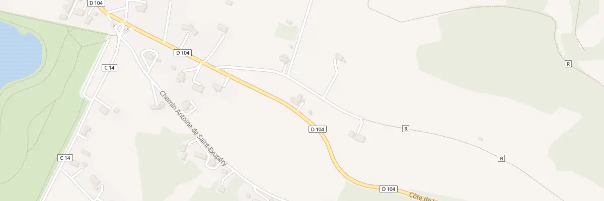 Plan du 7B Côte de Lamaguère à Mirande