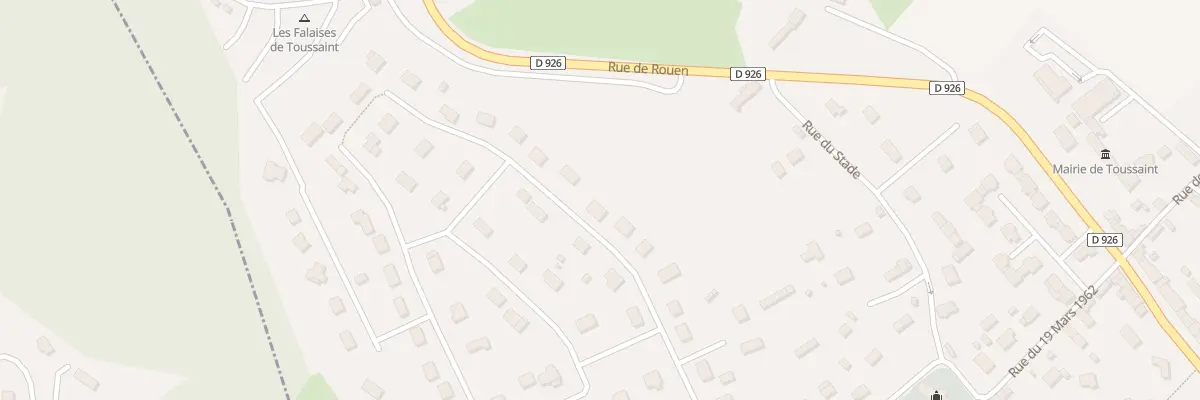 Plan du 16 Rue Bruyere sur le Roc à Toussaint