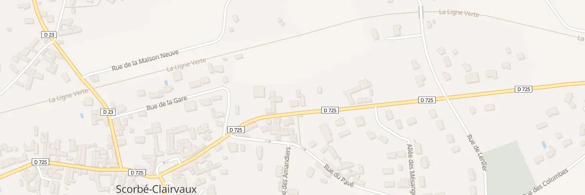 Plan du 9B Rte de Châtellerault à Scorbé-Clairvaux
