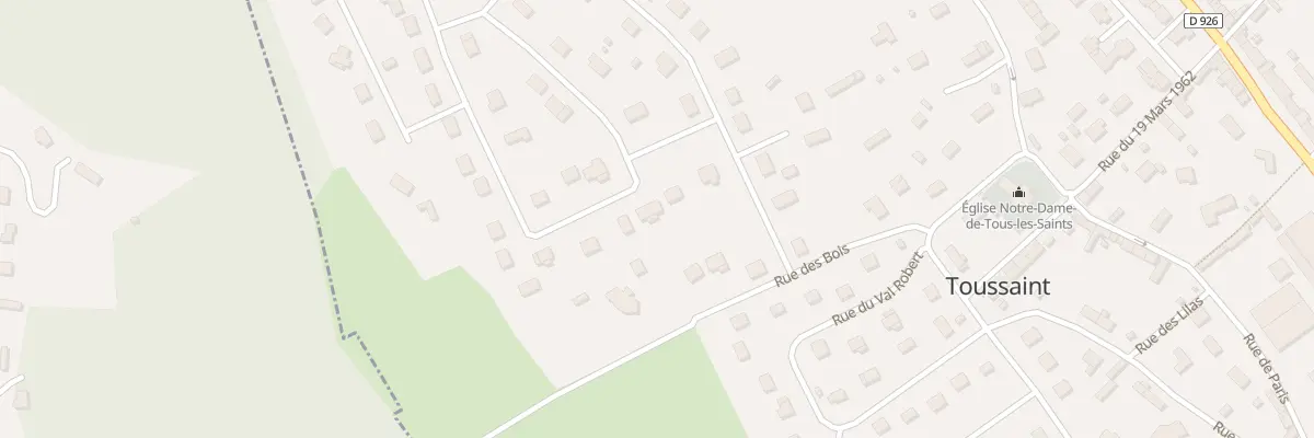 Plan du 3 Rue du Hetre à Toussaint