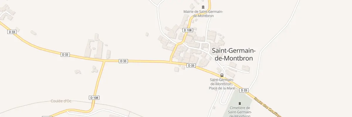 Plan du 1020 Rte des Gouffres à Saint-Germain-de-Montbron
