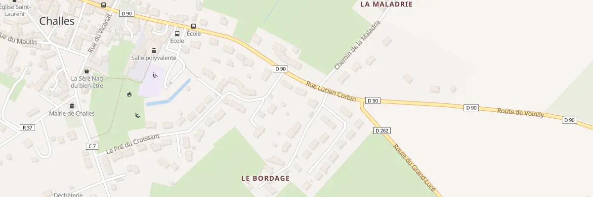 Plan du 42 Rue Lucien Corbin à Challes