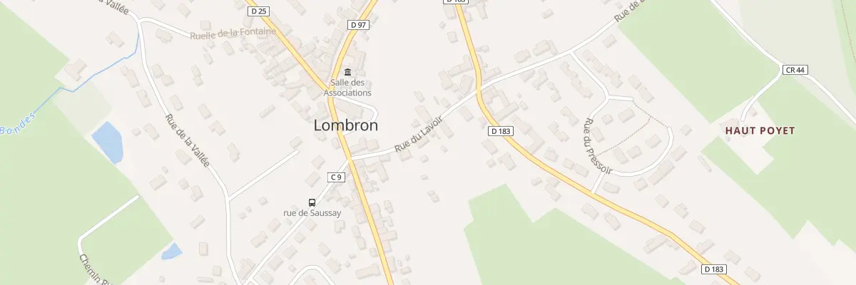 Plan du 6 Rue du Lavoir à Lombron