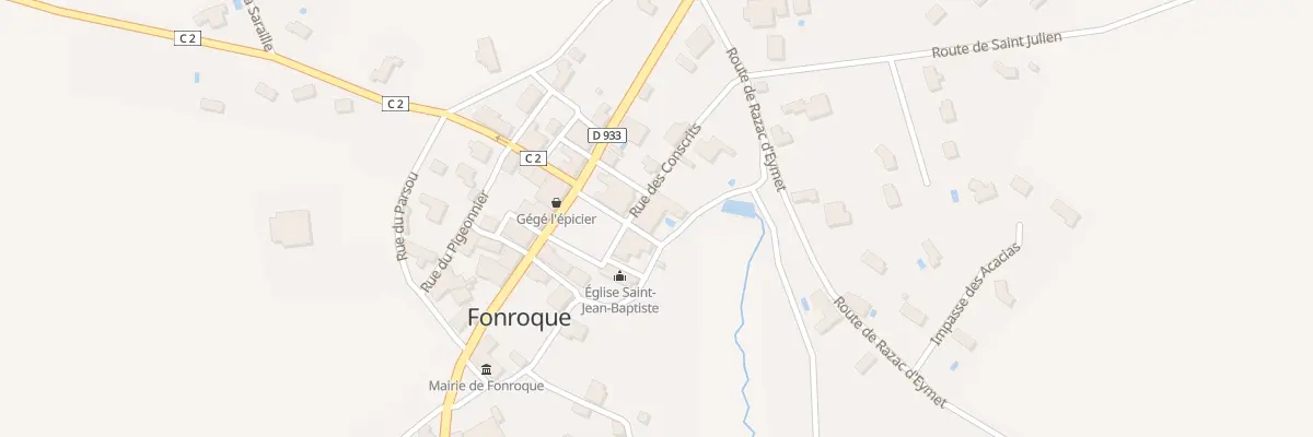 Plan du 16 Rue des Conscrits à Fonroque