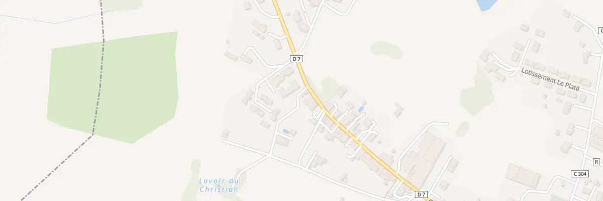 Plan du 7 Gr Grand ’Rue à Caussens
