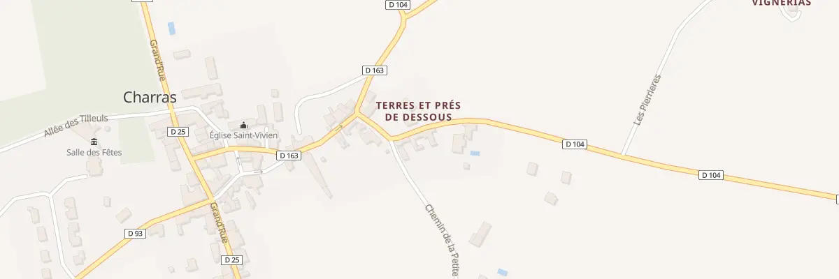 Plan du 6 Rte des Sources à Charras