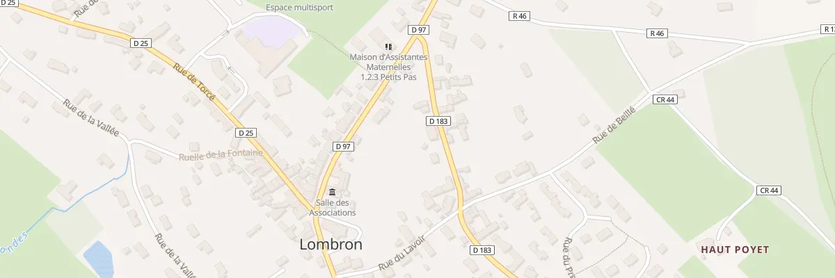 Plan du 7 Rue de la Croix Boissée à Lombron