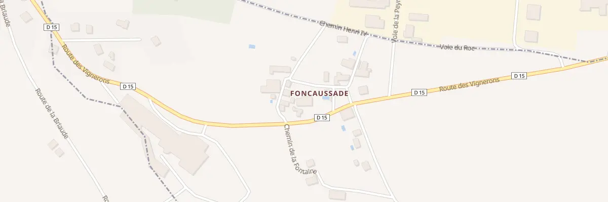 Plan du 9 Foncaussade à Mescoules
