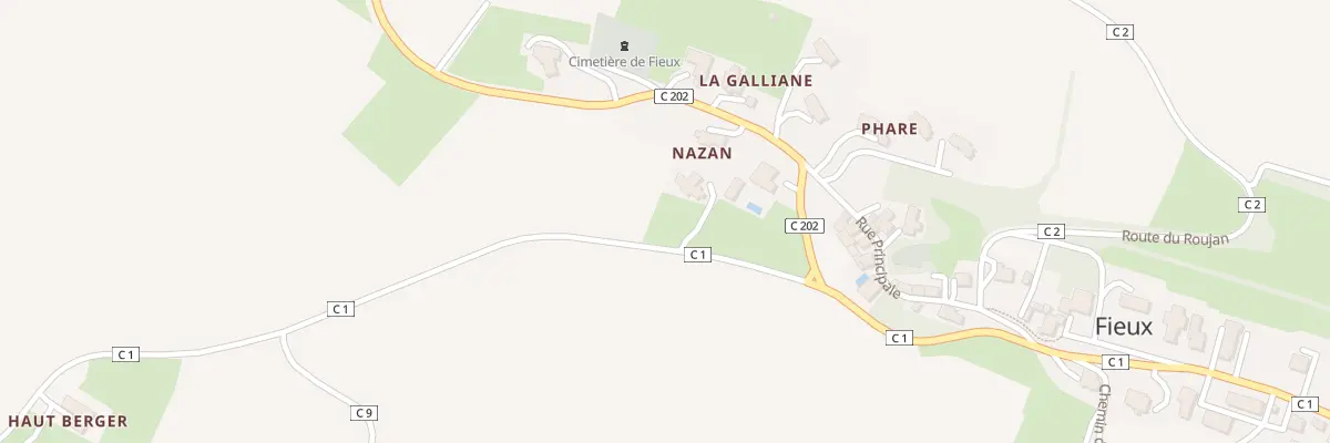 Plan du 5460 Nazan à Fieux