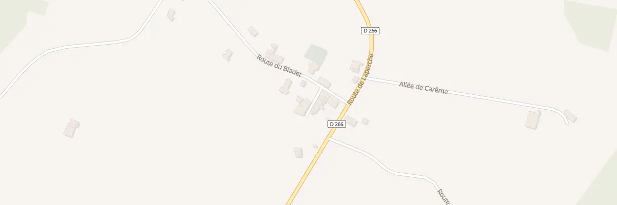 Plan du 27 Le Bourg à Laperche