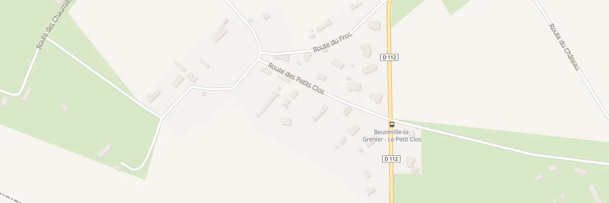 Plan du 119 Rte des Petits Clos à Beuzeville-la-Grenier