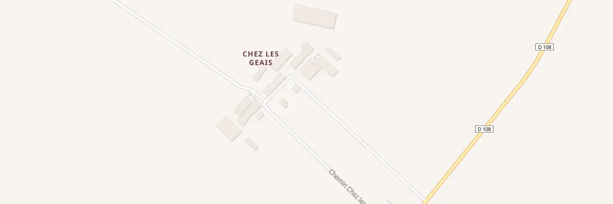 Plan du 167 Che de chez les Geais à La Chapelle-Bâton