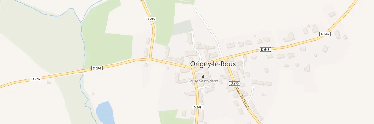 Plan du 1 Pl du Puits Saint Pierre à Origny-le-Roux