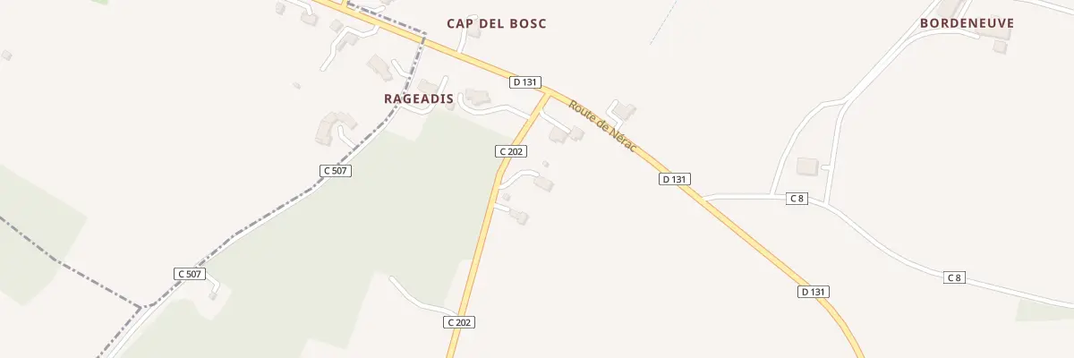 Plan du 2374 Rte de Rajadis à Fieux