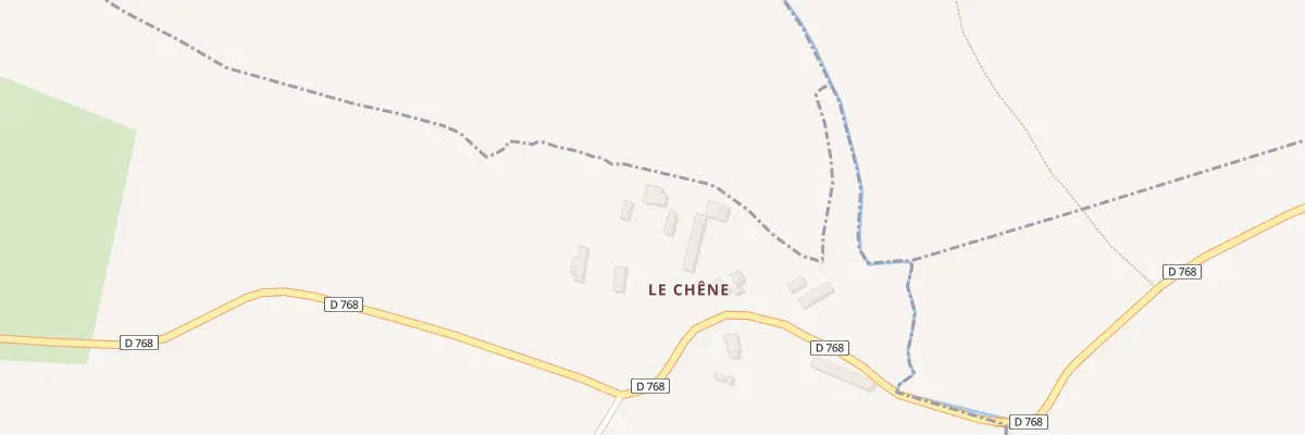 Plan du 130 Le Chene au Plantis