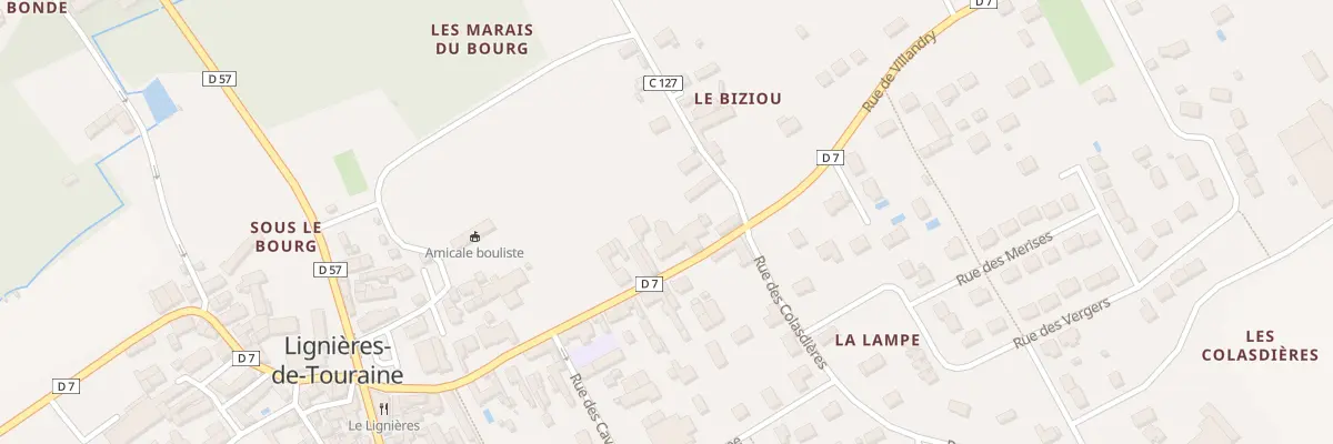 Plan du 15 Rue de Villandry à Lignières-de-Touraine