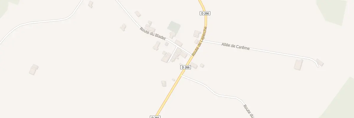 Plan du 25 Le Bourg à Laperche