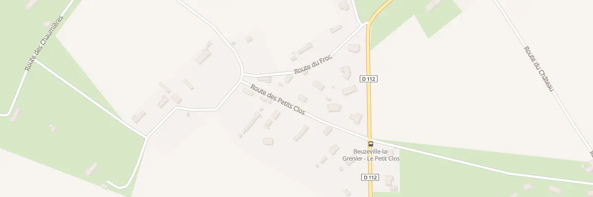 Plan du 136 Rte des Petits Clos à Beuzeville-la-Grenier