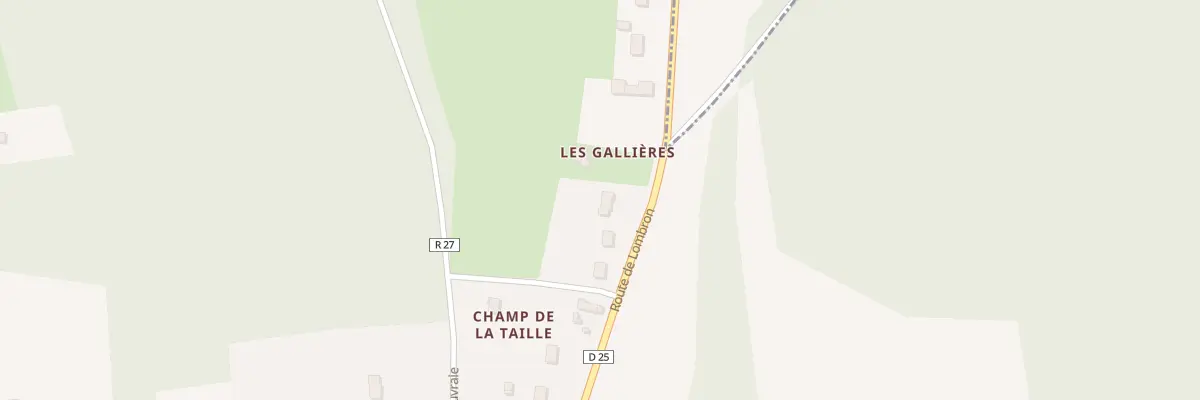 Plan du 697 Rte de Lombron à Montfort-le-Gesnois