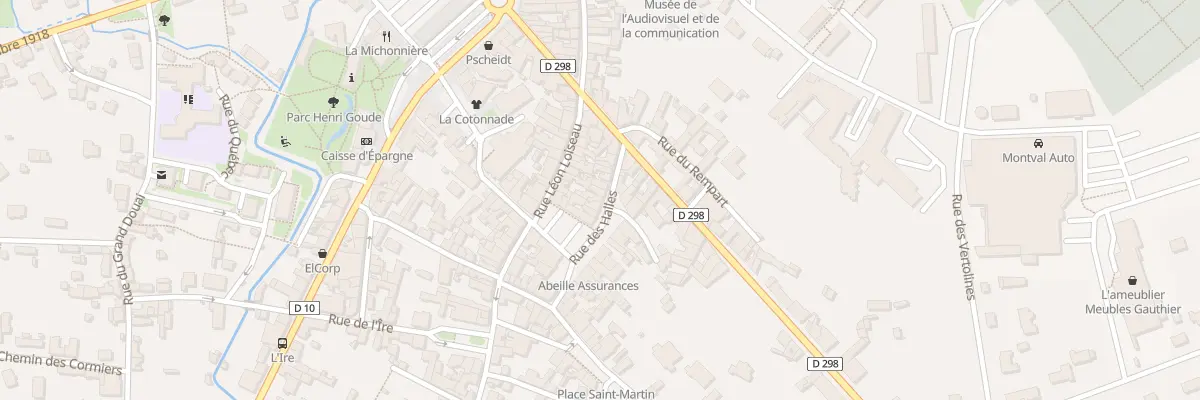 Plan du 14 Pl des Halles à Montval-sur-Loir