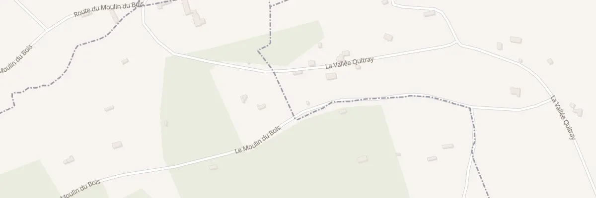 Plan du 58 La Vallee Quitray à Triqueville