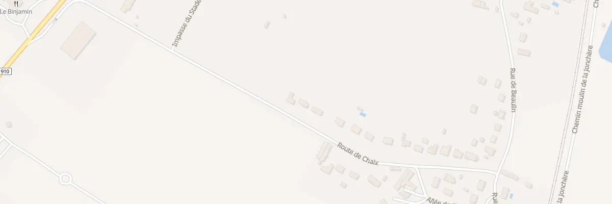 Plan du 320 Rte de Chaix à Dissay