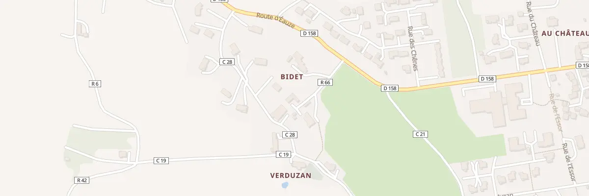 Plan du 106 Imp du Bidet à Castéra-Verduzan