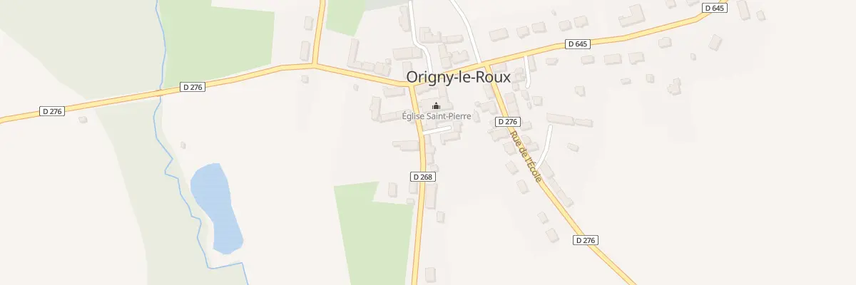Plan du 13 Rue du Château à Origny-le-Roux