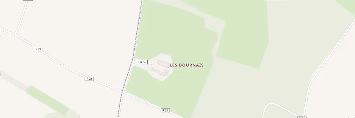 Plan du 80 Les Bournais à Theneuil