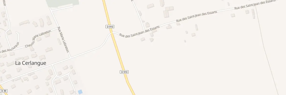 Plan du 494 Rue de Saint-Jean-des-Essarts à La Cerlangue