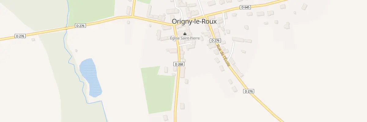 Plan du 19 Rue du Château à Origny-le-Roux