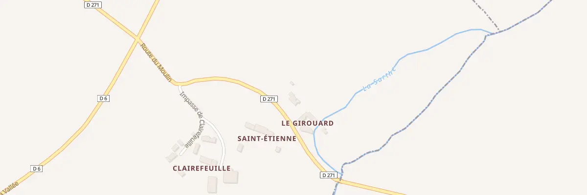 Plan du 1 Rte du Moulin au Plantis