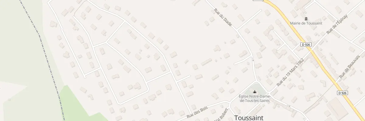 Plan du 8 Rue Bruyere sur le Roc à Toussaint