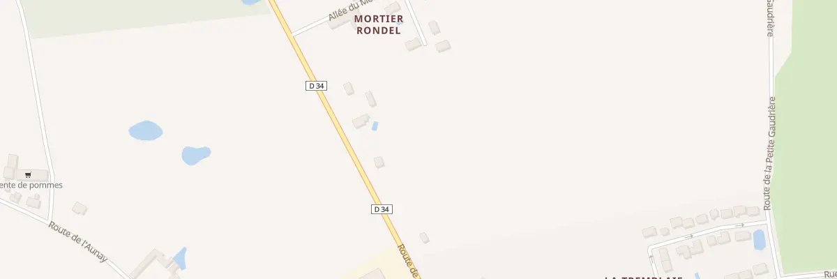 Plan du 16 Rte de Clere à Mazières-de-Touraine