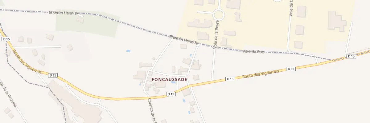 Plan du 33 Che du Bourdalet à Mescoules