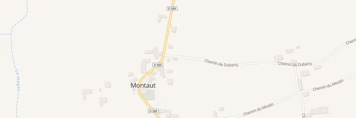 Plan du 5058 Au Village à Montaut