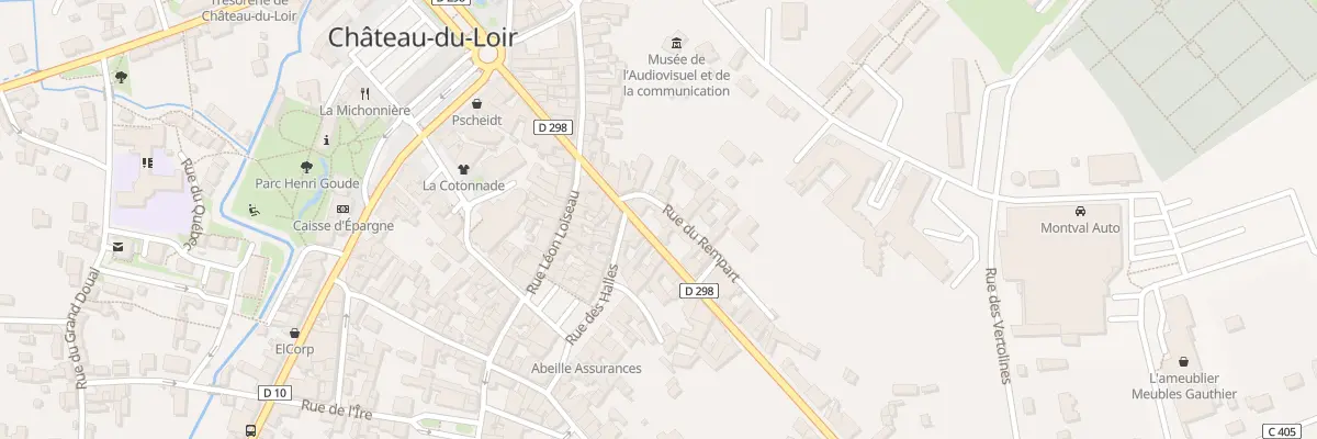 Plan du 40 Rue Aristide Briand à Montval-sur-Loir