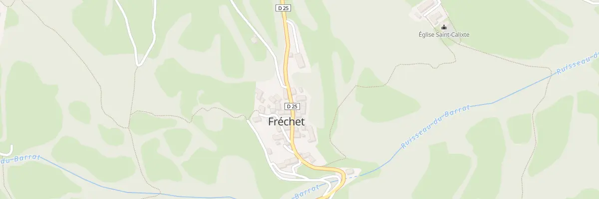 Plan du 5011 Frechet Village à Cazaux-Fréchet-Anéran-Camors