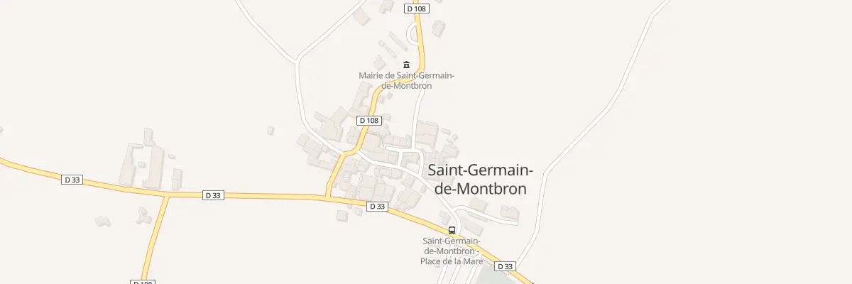 Plan du 97 Rue de la Mairie à Saint-Germain-de-Montbron