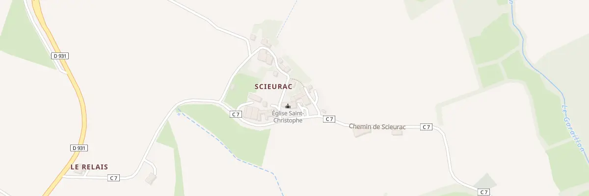 Plan du 9007A Hameau de Scieurac à Condom
