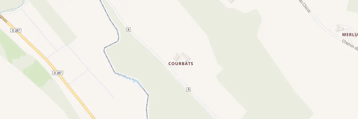 Plan du 5011 Courbats à Montagnac-sur-Auvignon
