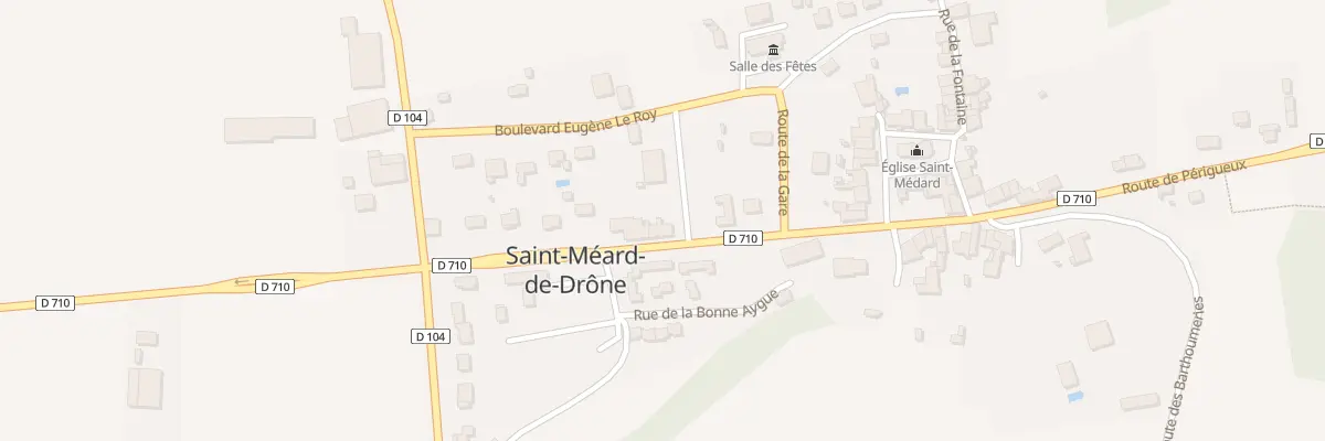 Plan du 1 Rue des Peupliers à Saint-Méard-de-Drône