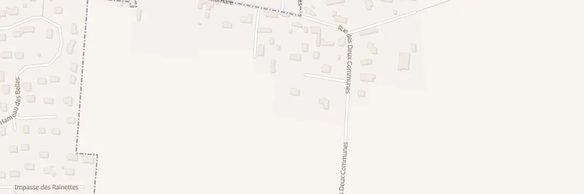 Plan du 429 Rue des Deux Communes à Mélamare