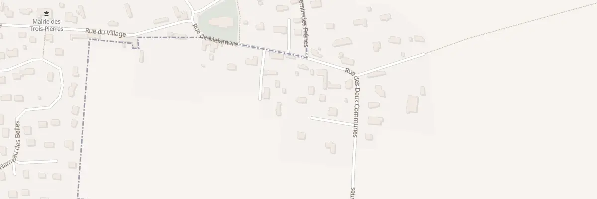 Plan du 431 Rue des Deux Communes à Mélamare
