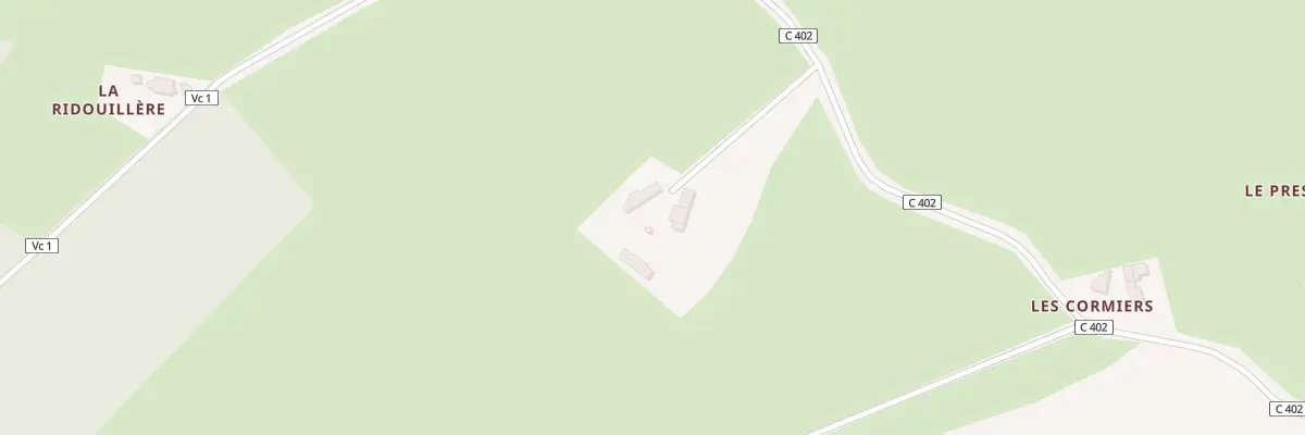 Plan du 1 Les Bois Toulis à Rouperroux-le-Coquet