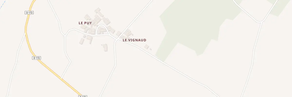 Plan du 7 Rte du Vignaud à Parzac