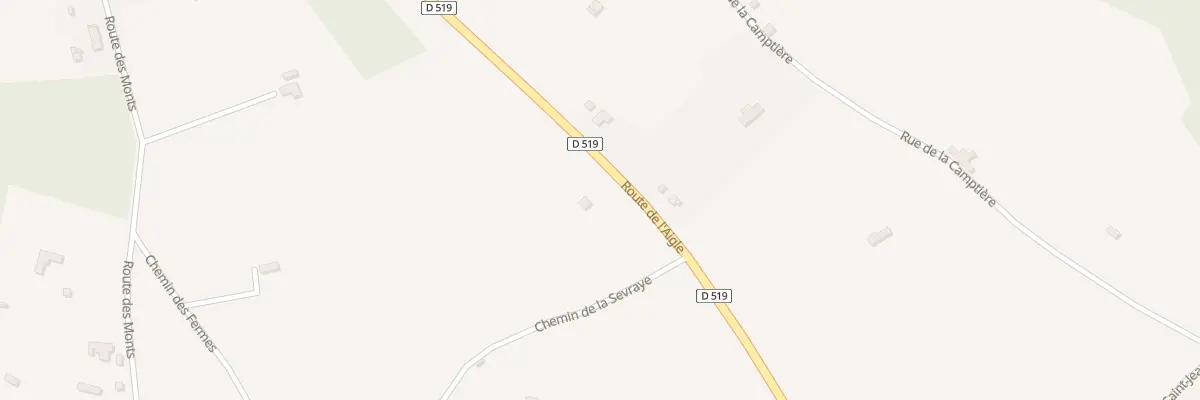 Plan du 1244 Rte de L’Aigle à La Vespière-Friardel