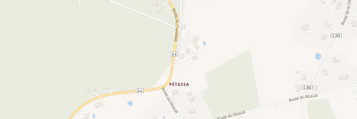 Plan du 1529 Rte du Chasselas à Ginestet