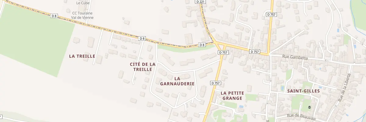 Plan du 13 Rue des Mesanges à L’Île-Bouchard