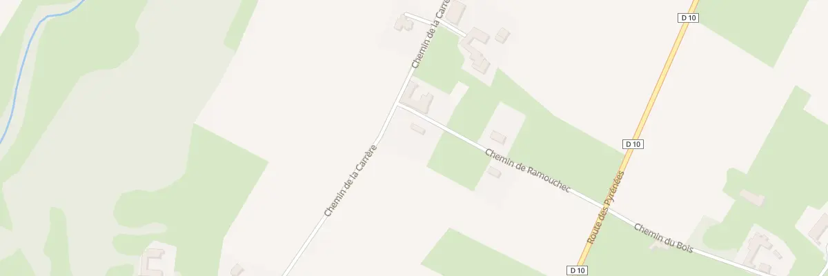 Plan du 5057 Lalanne à Tournous-Devant